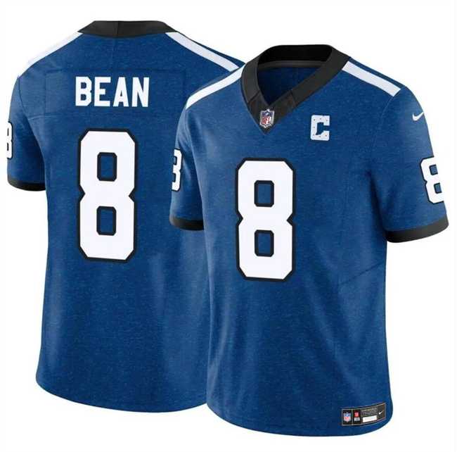 Men & Women & Youth Indianapolis Colts #8 Jason Bean Blue 2024 F.U.S.E. Throwback Vapor Limited Stitched Jersey->indianapolis colts->NFL Jersey